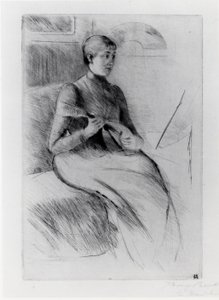 Il suonatore di mandolino da Mary Stevenson Cassatt