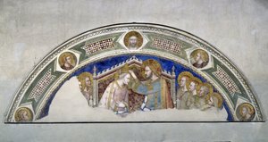 Incoronazione della Vergine. Dipinto di Maso di Banco (attivo tra il 1335 e il 1346) da Maso di Banco