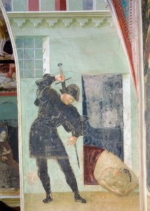 La decapitazione di Giovanni Battista da Tommaso Masolino da Panicale
