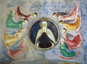Dio Padre circondato da angeli. 1435