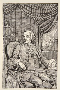 Franklin, copia di Boris Mestchersky (m.1957) illustrazione da 