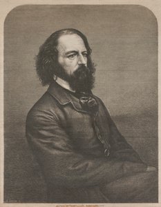 Ritratto di Alfred, Lord Tennyson 1809-1892, 1864 da Mason Jackson