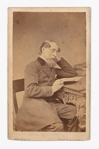 Carte-de-visite di Charles Dickens, di Mason & Co da Mason and Co.