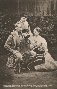 Charles Dickens che legge alle sue figlie