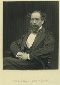 Charles Dickens, ritratto da una fotografia di Herbert Watkins (n.1828) da Mason and Co.