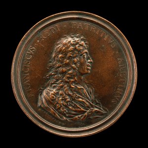 Francesco Redi, 1626-1697, medico e scienziato [recto], 1684 da Massimiliano Soldani