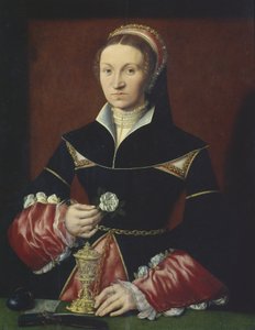 Ritratto di una signora, 1536 da Master A.W.