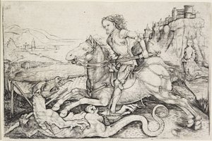 San Giorgio e il drago da Master A. G.