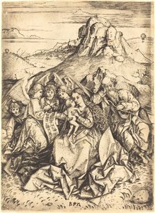 Il riposo durante la fuga in Egitto da Master BM
