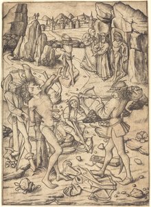 Martirio di San Sebastiano da Master E.S.