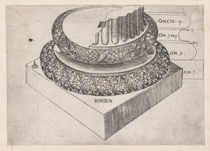 Speculum Romanae Magnificentiae: base ionica