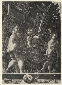 Angeli che portano i simboli della Passione da Master H. L.