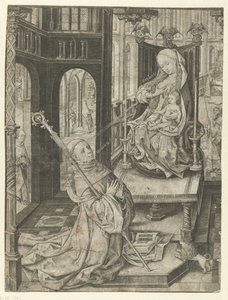 La lattazione di San Bernardo da Master I.A.M. of Zwolle