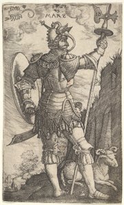 Marte da Gli Dei che Presiedono il Pianeta, 1528 da Master I.B.