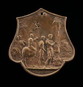 Muzio Scevola, seconda metà del XV secolo da Master IO.FF.