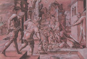Adorazione dei pastori, 1540-1560 da Master Of The Liechtenstein Adoration