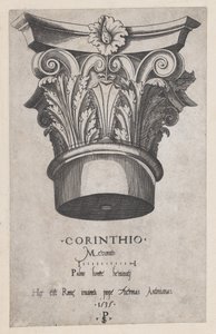 Speculum Romanae Magnificentiae: Capitello corinzio, 1535