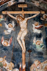 La Crocifissione (dettaglio) da Master Trecentesco of Sacro Speco School