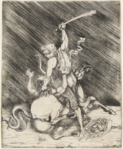 Ercole e Caco da Master of 1515