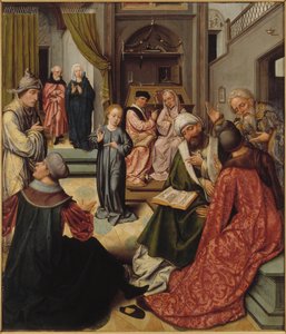 Cristo tra i dottori da Master of 1518.