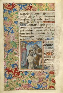 Battesimo di Cristo da Master of Cardinal Bourbon
