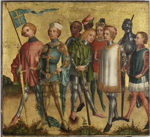 San Gereone di Colonia con soldati, ca 1460
