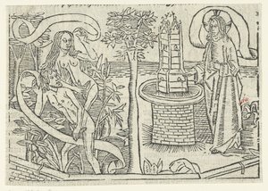 Espulsione dal Paradiso da Master of Delft (attributed to)