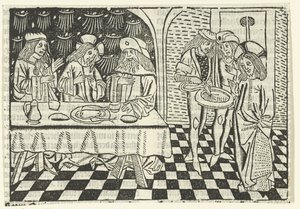 Cena dai Farisei da Master of Delft (attributed to)