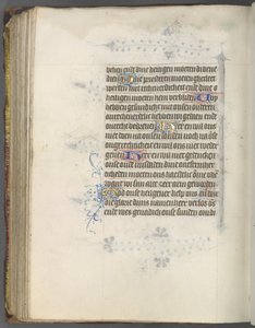 Libro delle Ore Uso di Utrecht: fol. 174v, Testo, c. 1460-1465 da Master of Gijsbrecht van Brederode