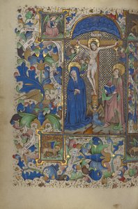 La crocifissione da Master of Guillebert de Mets