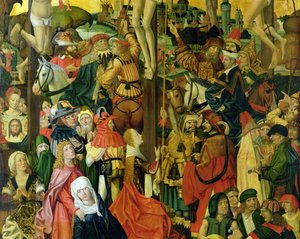 La crocifissione, c.1500 (dettaglio) da Master of Hamburg
