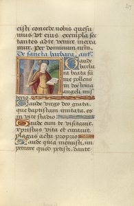 Santa Barbara da Master of Jacques de Besançon