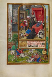 Scena sul Letto di Morte da Master of James IV of Scotland