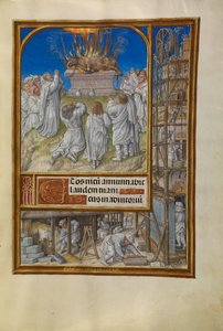 Elia che Chiede Fuoco dal Cielo da Master of James IV of Scotland