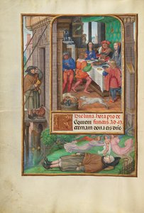 La festa delle immersioni da Master of James IV of Scotland