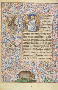Il Trono della Grazia Trinità da Master of Jean Rolin II (Hand B)