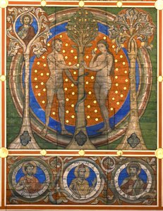 Adamo ed Eva (dettaglio) da Master of Lower Saxony