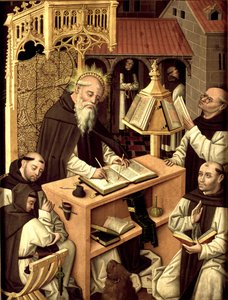 San Girolamo nello scriptorium, ca. 1485 da Master of Monasterio de Santa María