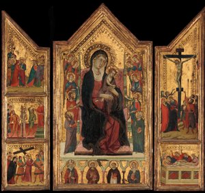 Madonna con Bambino in trono da Master of Monte Oliveto