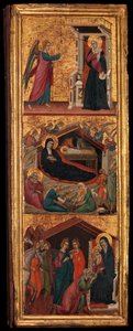 Santi e scene della vita della Vergine, ca. 1320 da Master of Monte Oliveto