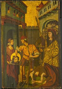 La decapitazione di San Giovanni Battista, 1490-1500 da Master of Palanquinos