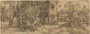 Scene dalla vita del Figliol Prodigo da Master of Saint Christopher