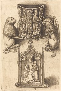 Progetto per un boccale e un pax da Master of St. Sebastian