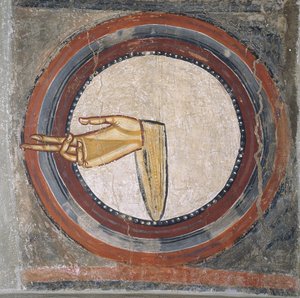 La mano di Dio da Sant Climent de Taüll da Master of Tahull