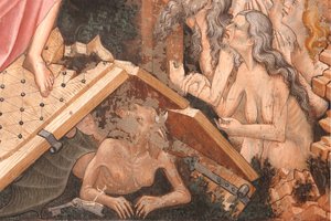 Resurrezione e Discesa nel Limbo (dettaglio) da Master of Vignola