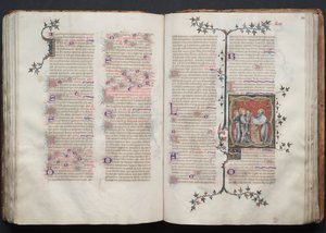 Il Messale di Gotha: Fol. 108r, La Presentazione al Tempio
