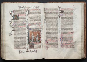 Il Messale di Gotha:  Fol. 114v, San Pietro e Paolo da Master of the Boqueteaux