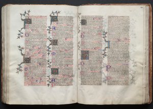 Il Messale di Gotha: Fol. 121r, Testo, ca. 1375 da Master of the Boqueteaux
