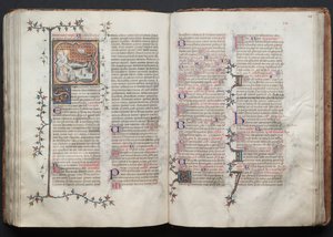 Il Messale di Gotha: Fol. 123r, Testo da Master of the Boqueteaux