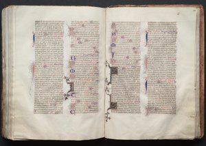 Il Messale di Gotha: Fol. 132r, Testo, ca. 1375 da Master of the Boqueteaux